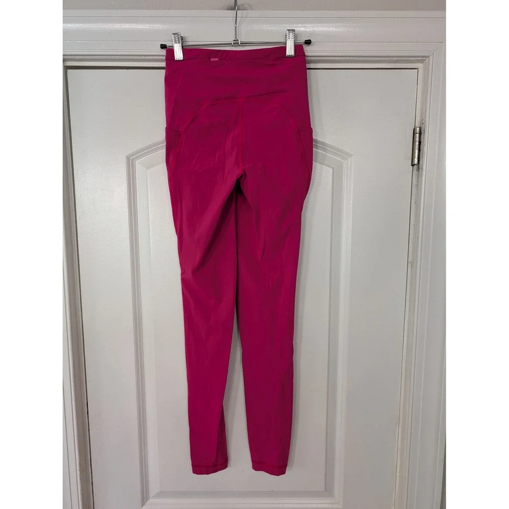 Lululemon Align High Rise Yoga Pants Full Length Fuchsia Pink‎ Womens 2